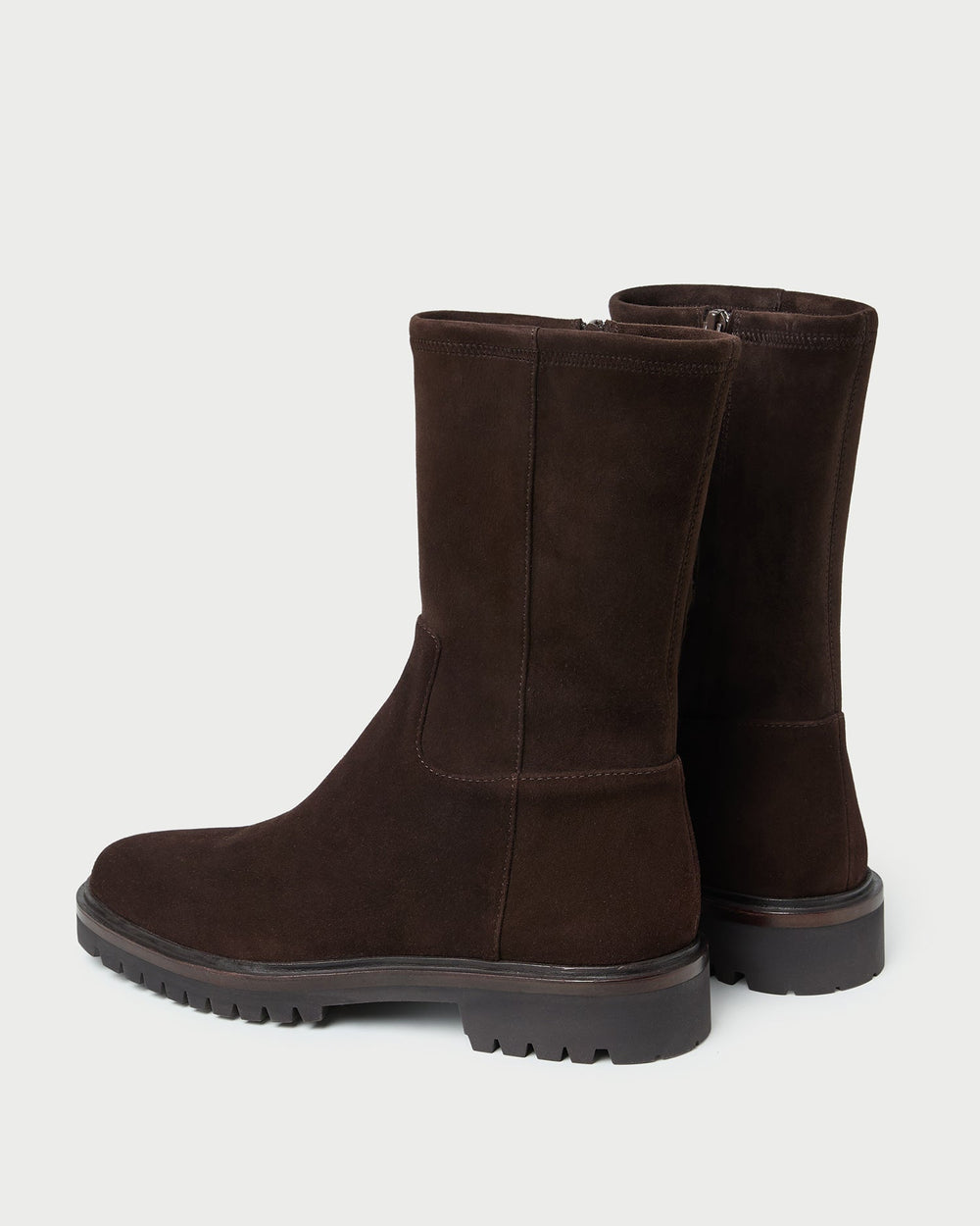 Loeffler Randall / Danny Brown Suede Lug Boot