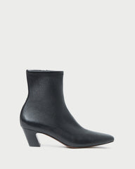 Loeffler Randall / Doria Black Leather Ankle Boot