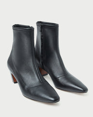 Loeffler Randall / Doria Black Leather Ankle Boot