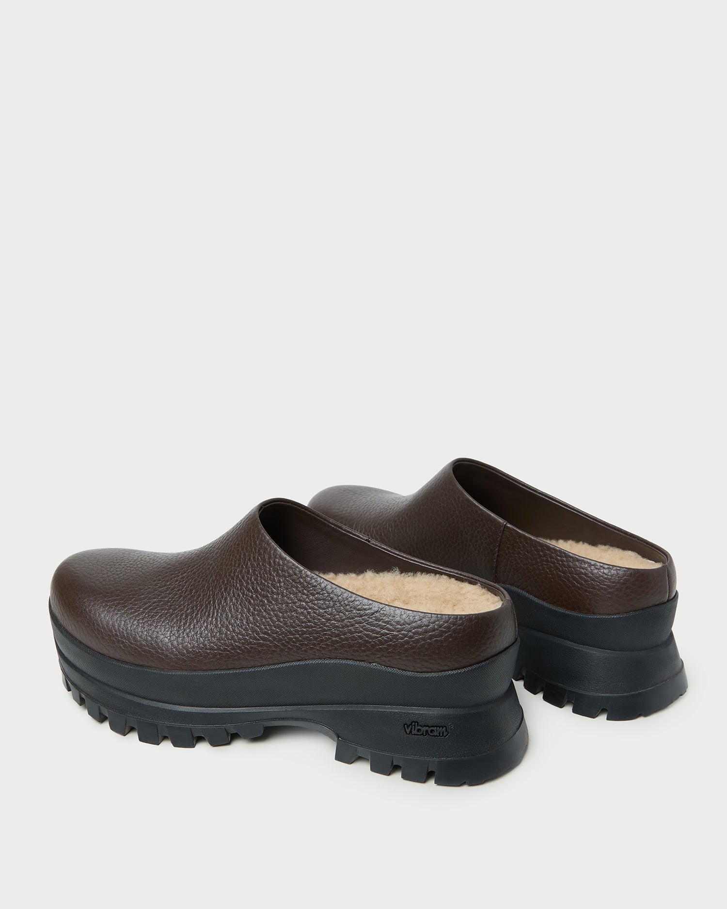 Loeffler Randall / Gemma Brown Leather Lug Mule