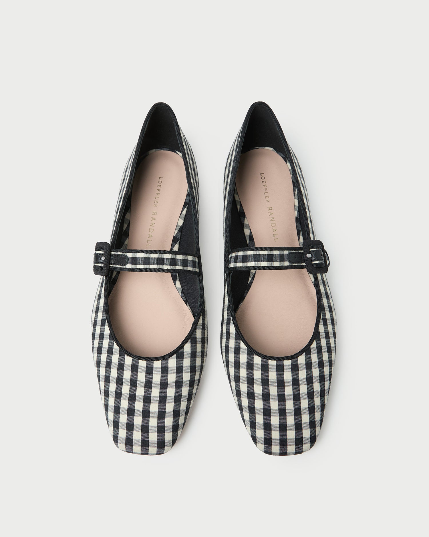 Loeffler Randall / Ginger Black/White Gingham Mary Jane
