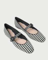 Loeffler Randall / Ginger Black/White Gingham Mary Jane