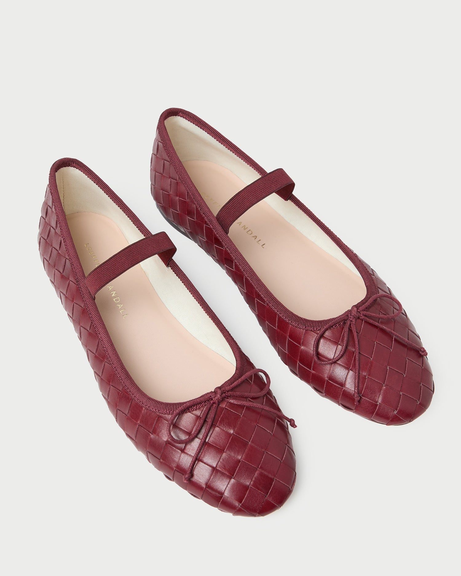Loeffler Randall / Leonie Wine Woven Ballet Flat