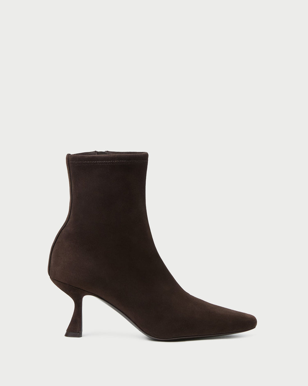 Loeffler Randall / Thandy Brown Suede Curved Heel Bootie
