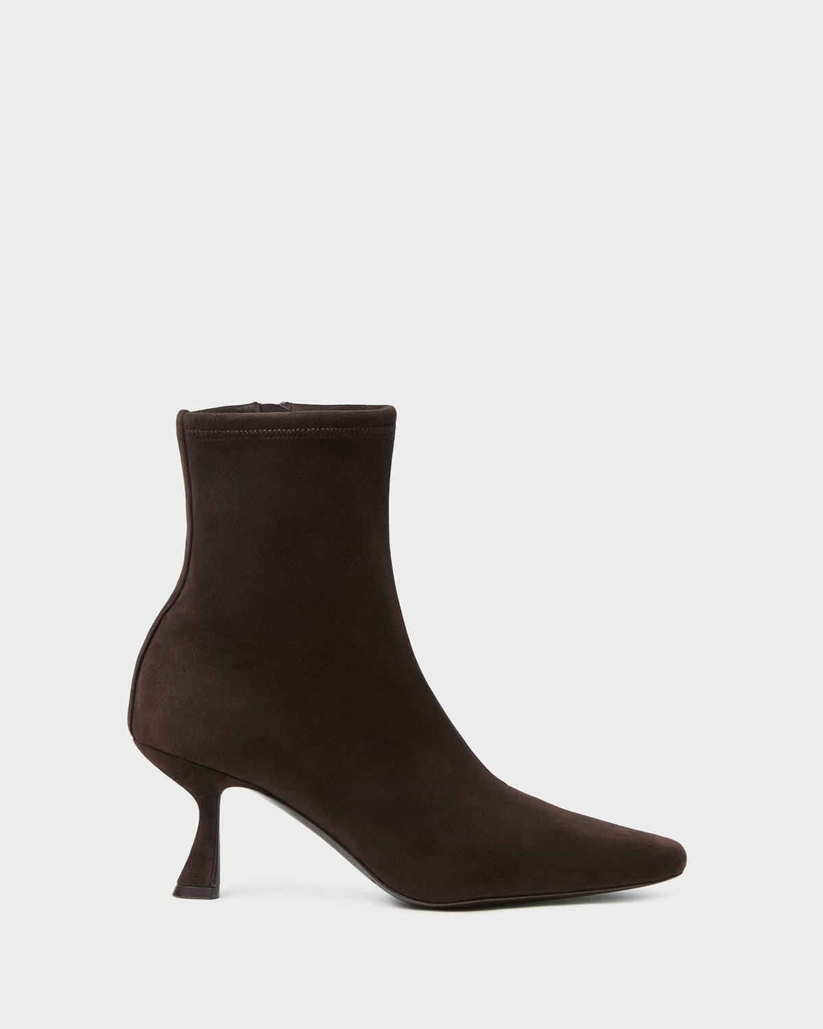 Loeffler Randall / Thandy Brown Suede Curved Heel Bootie
