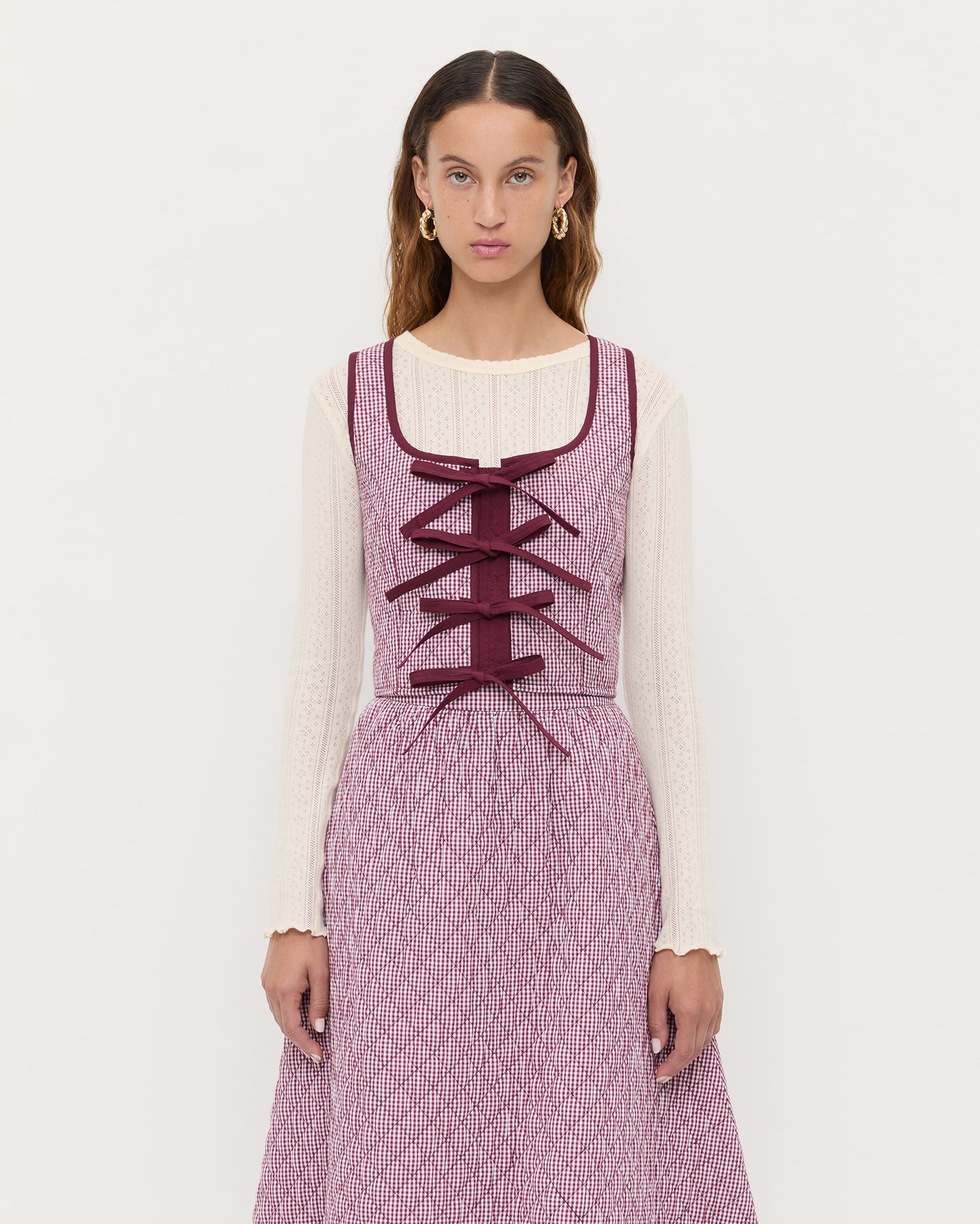 Loeffler Randall / Callista Tie-Front Vest