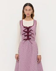 Loeffler Randall / Callista Tie-Front Vest