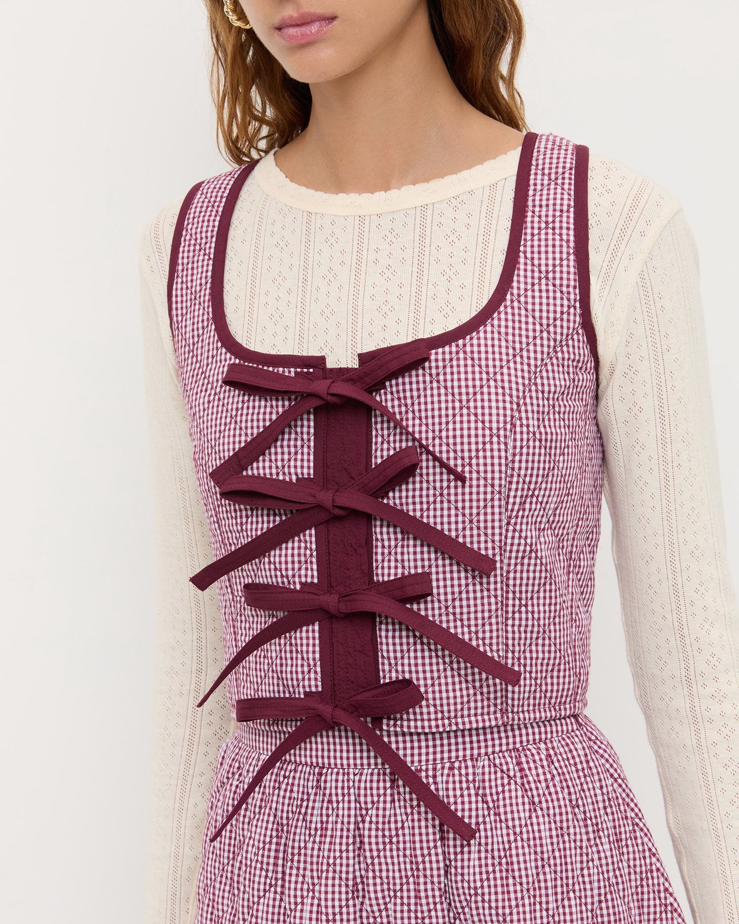 Loeffler Randall / Callista Tie-Front Vest