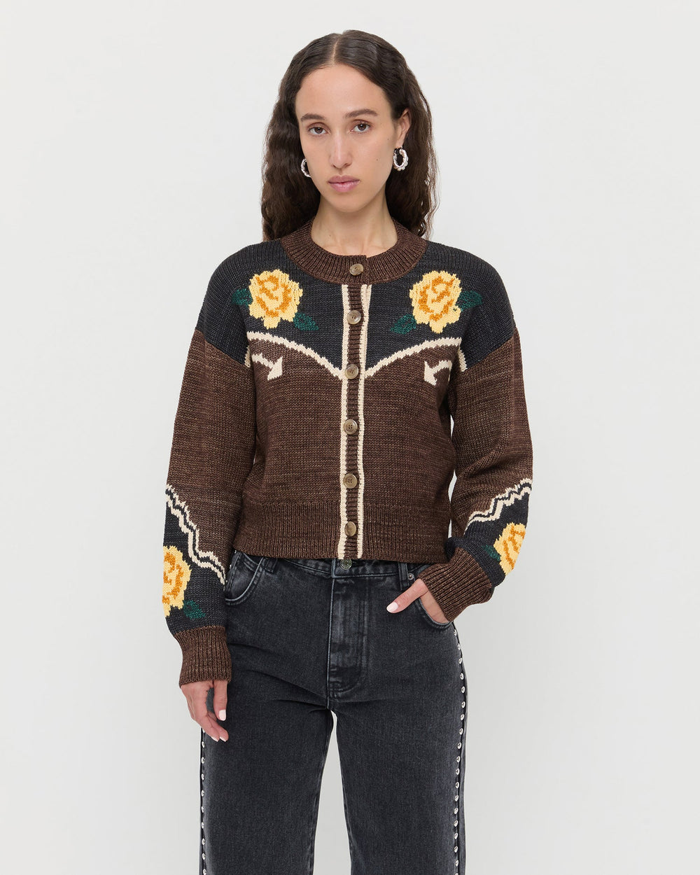 Loeffler Randall / Linda Intarsia Cardigan