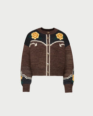Loeffler Randall / Linda Intarsia Cardigan