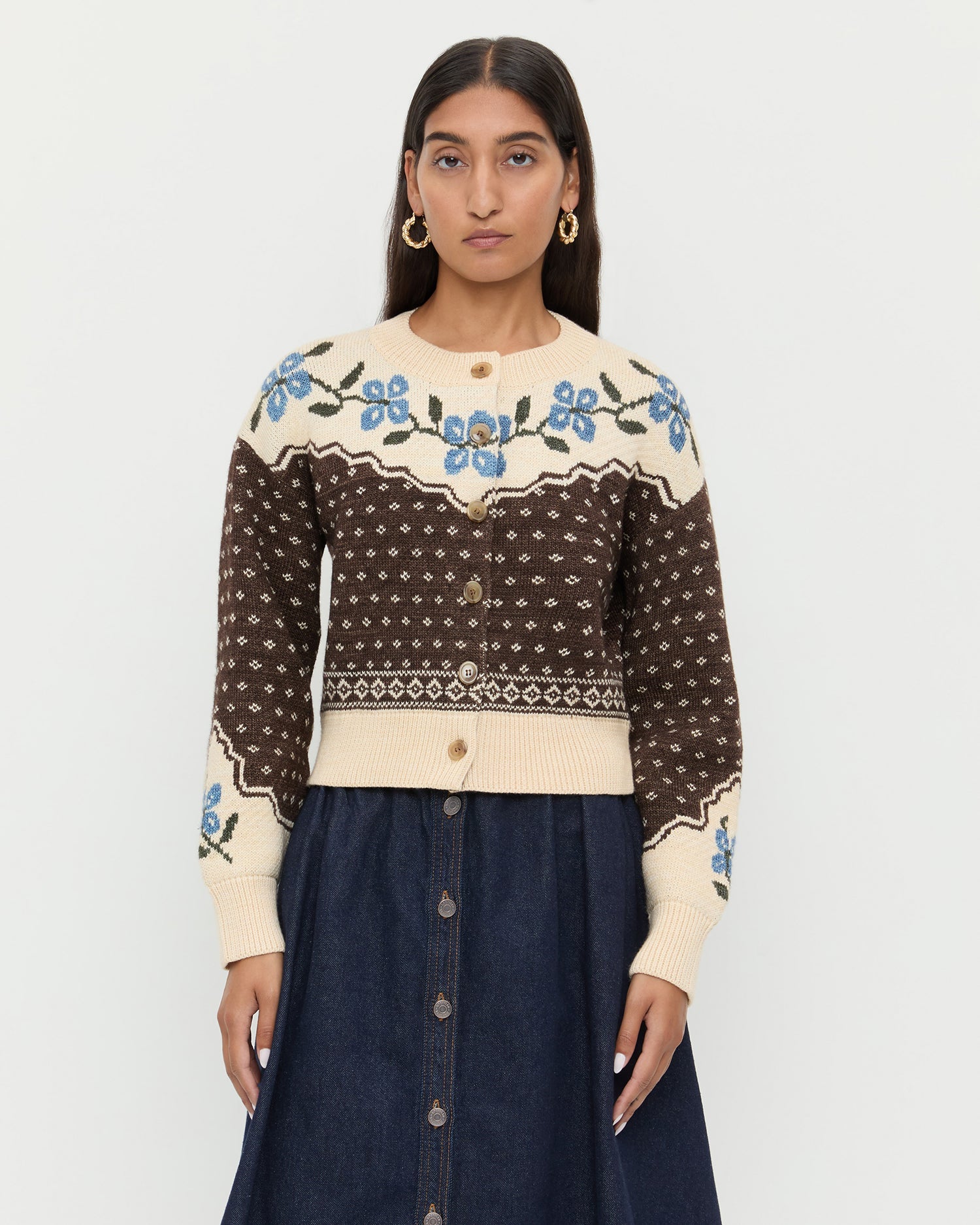 Loeffler Randall / Idris Intarsia Cardigan