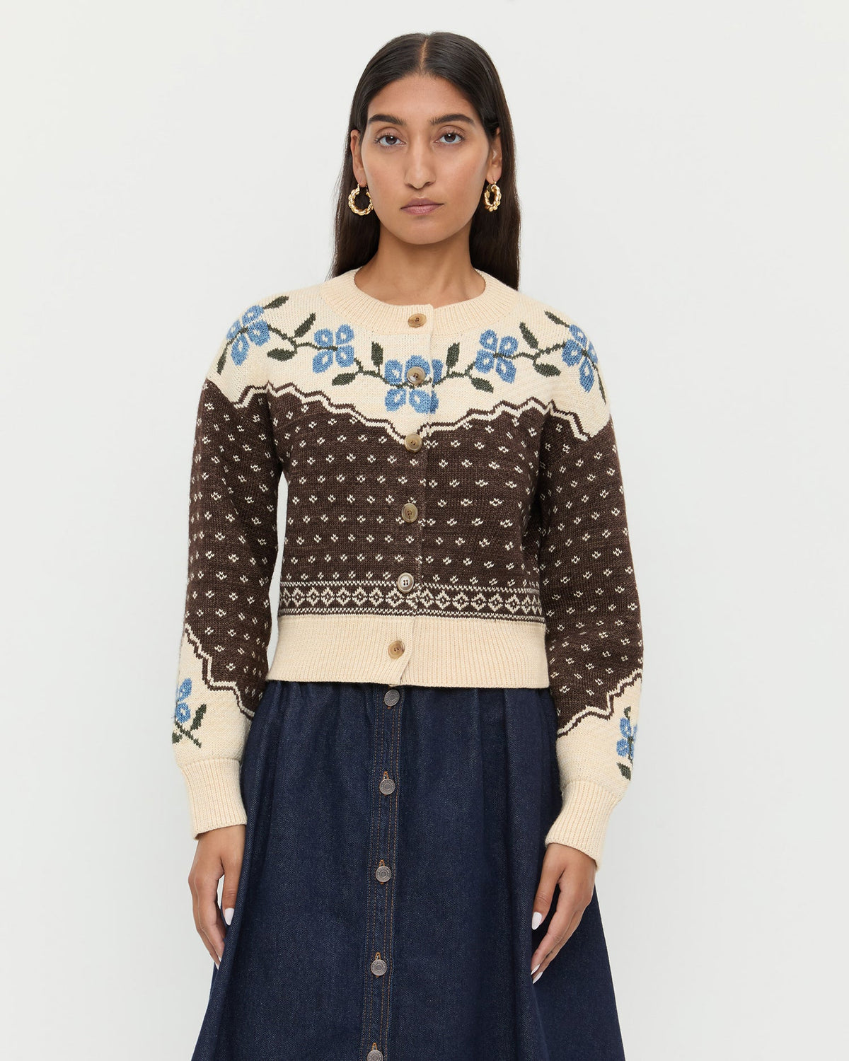 Loeffler Randall / Idris Intarsia Cardigan