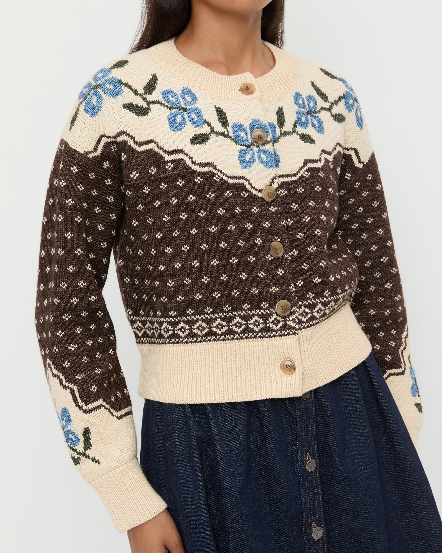 Loeffler Randall / Idris Intarsia Cardigan