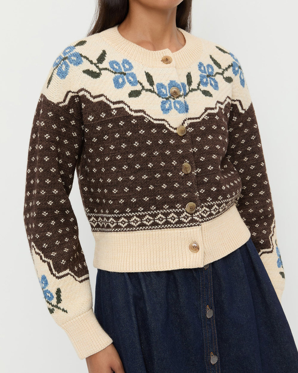 Loeffler Randall / Idris Intarsia Cardigan
