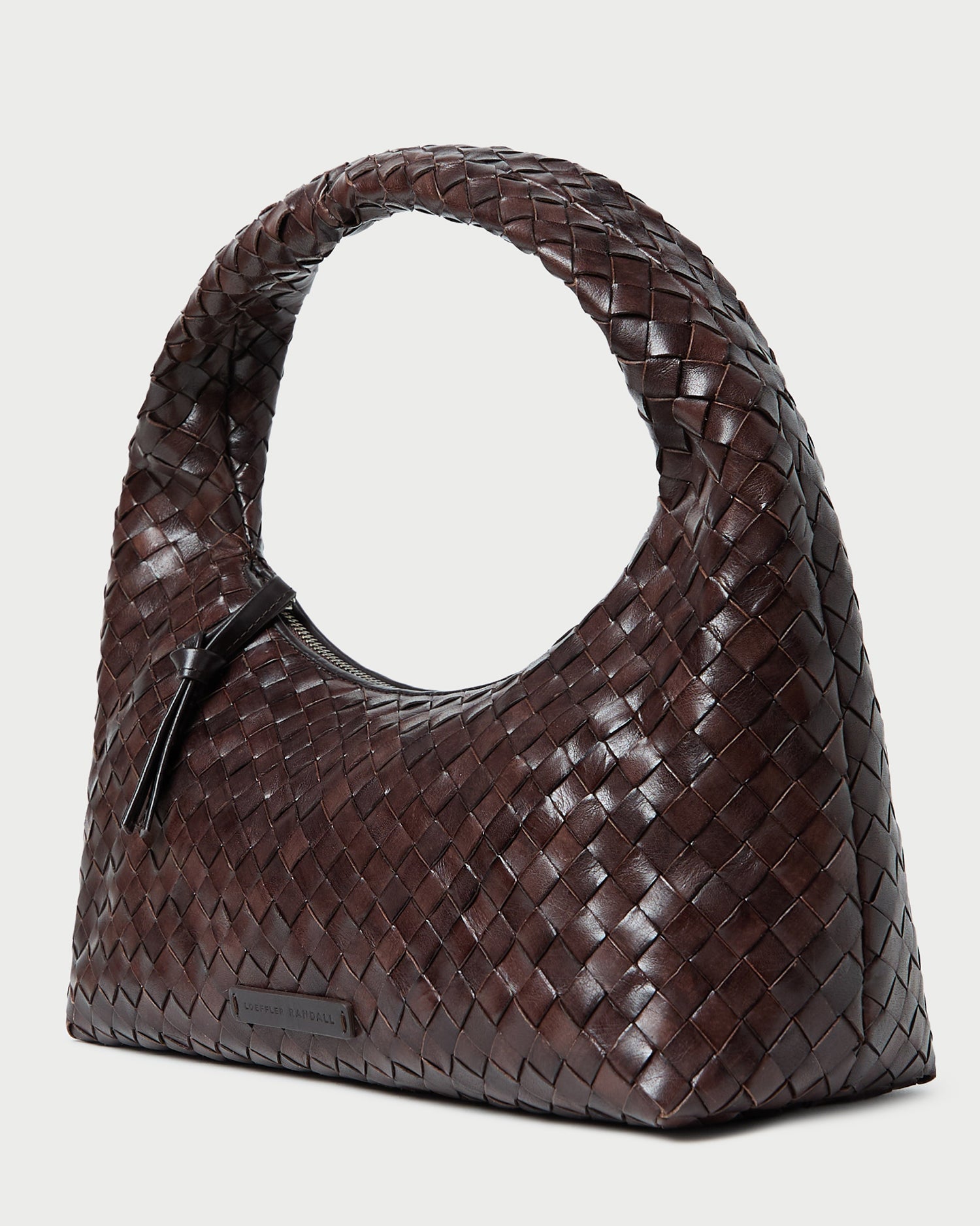 Loeffler Randall / Mercer Chocolate Woven Shoulder Bag
