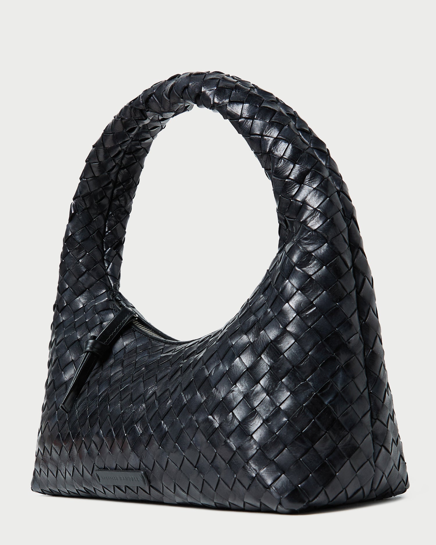 Loeffler Randall / Mercer Black Woven Shoulder Bag