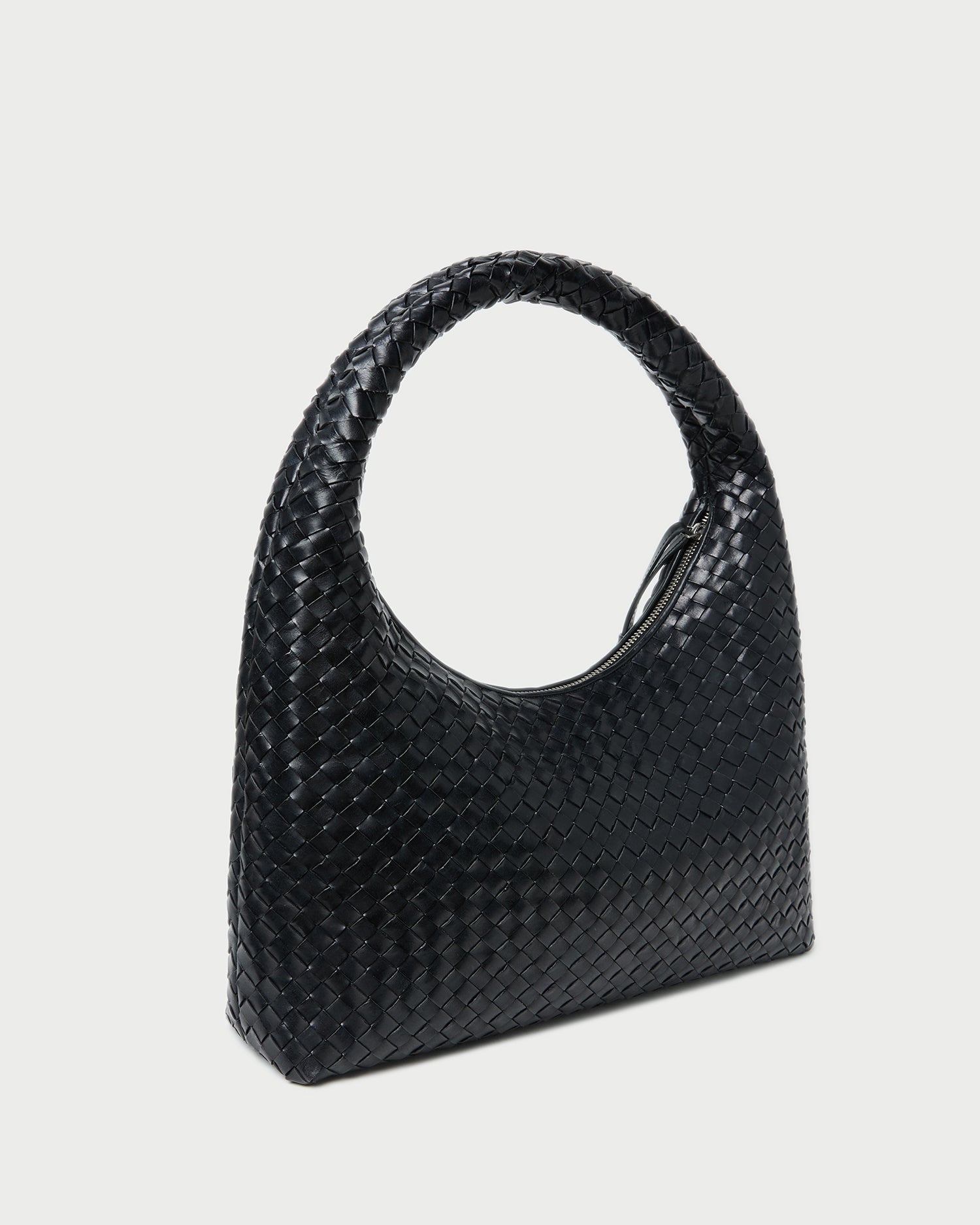 Loeffler Randall / Willow Black Woven Hobo Bag