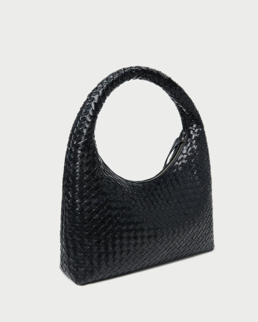 Loeffler Randall / Willow Black Woven Hobo Bag