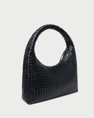 Loeffler Randall / Willow Black Woven Hobo Bag