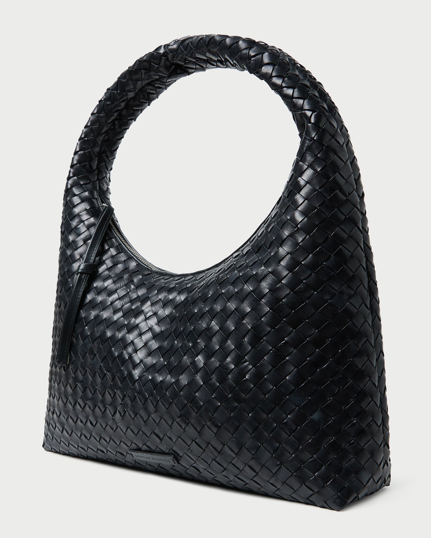 Loeffler Randall / Willow Black Woven Hobo Bag