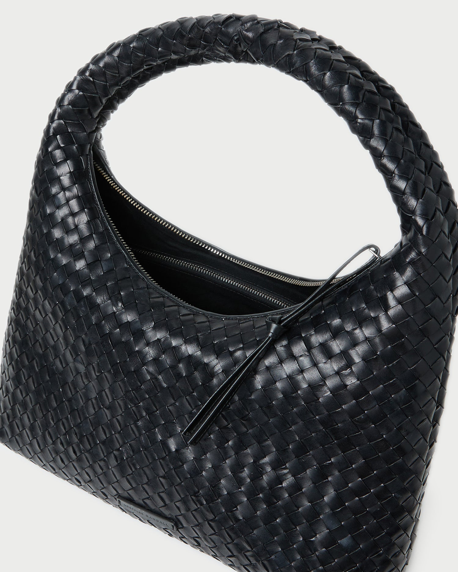 Loeffler Randall / Willow Black Woven Hobo Bag