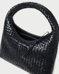 Loeffler Randall / Willow Black Woven Hobo Bag