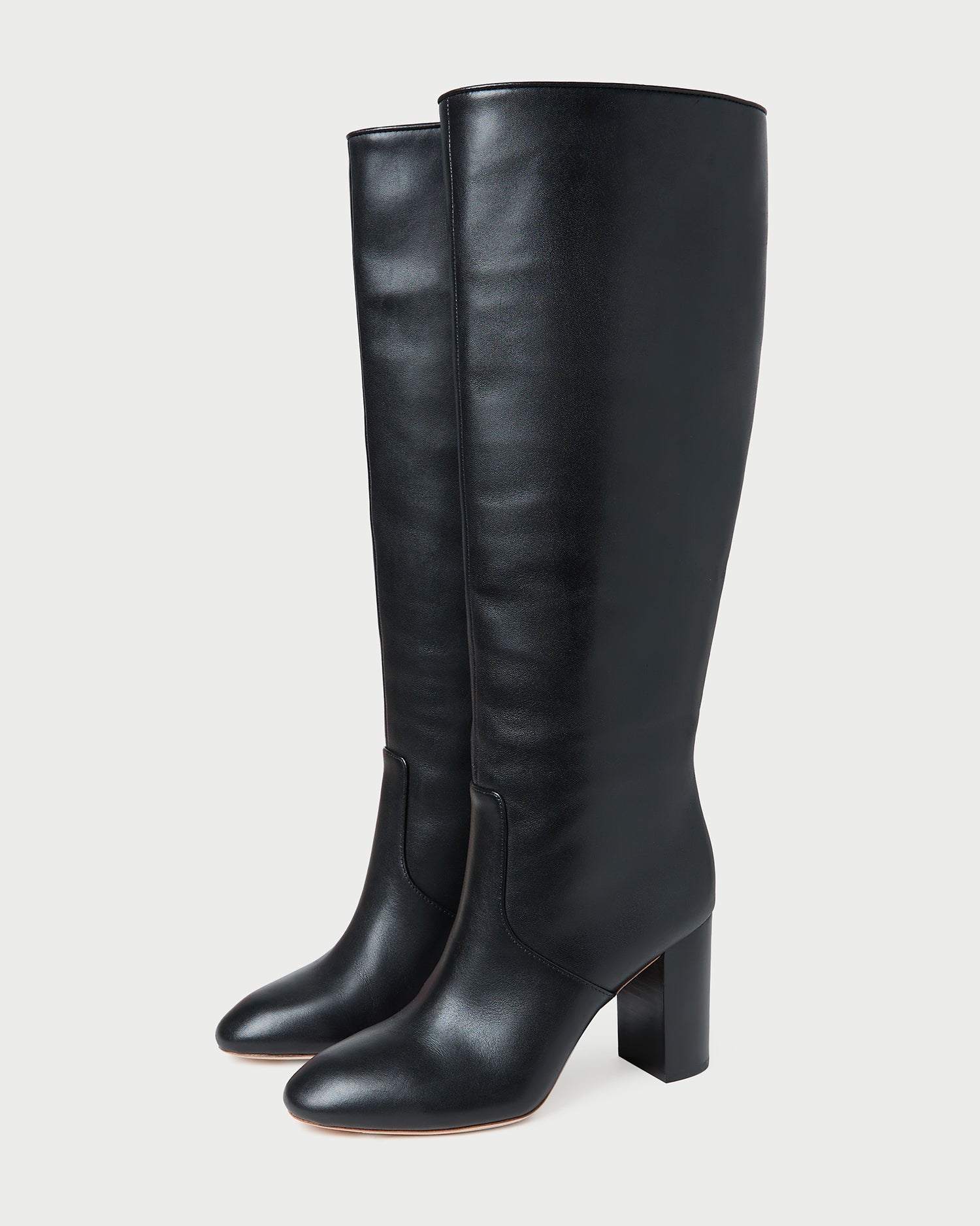 Loeffler Randall / Goldy Black Wide-Calf Boot