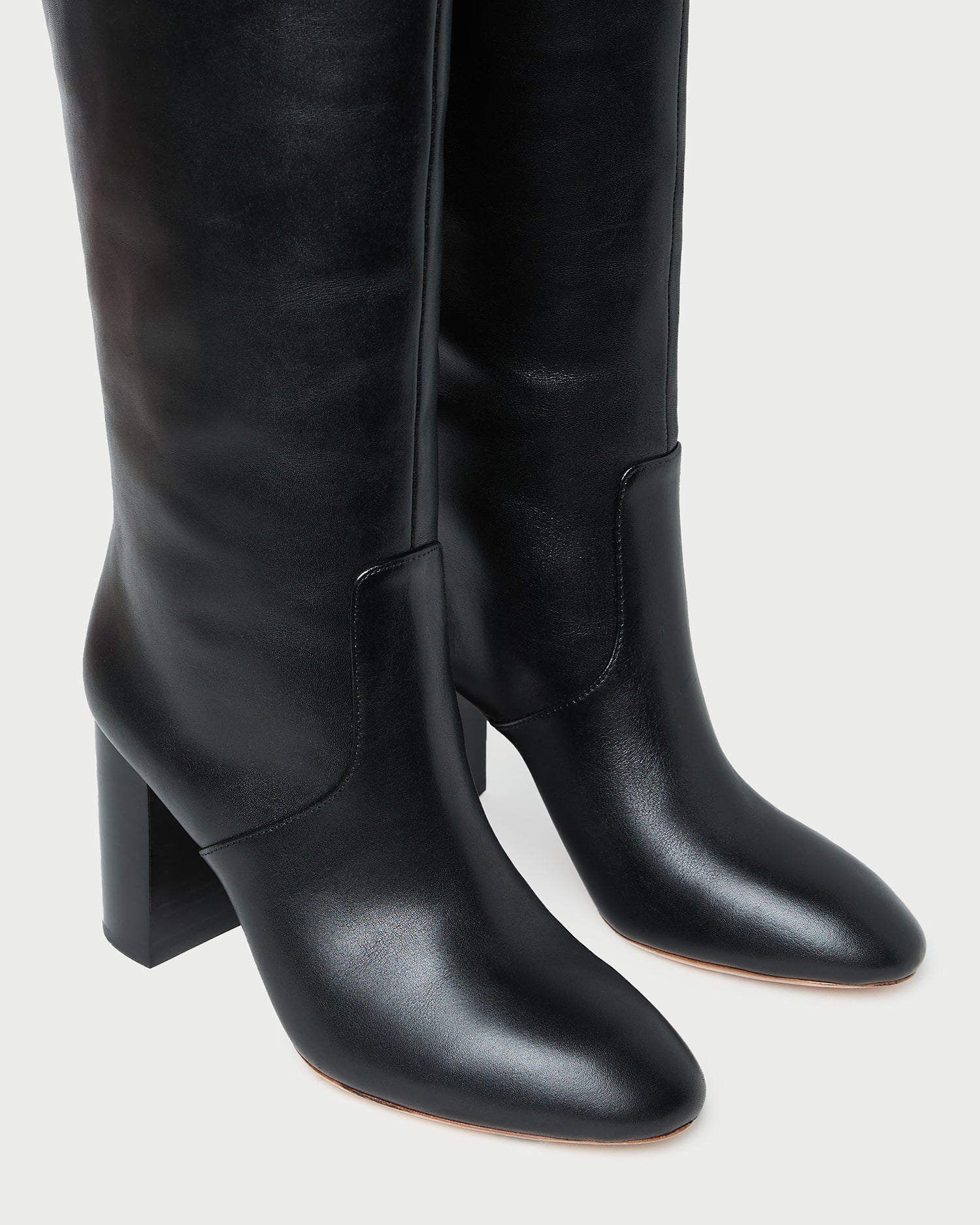 Loeffler Randall / Goldy Black Wide-Calf Boot