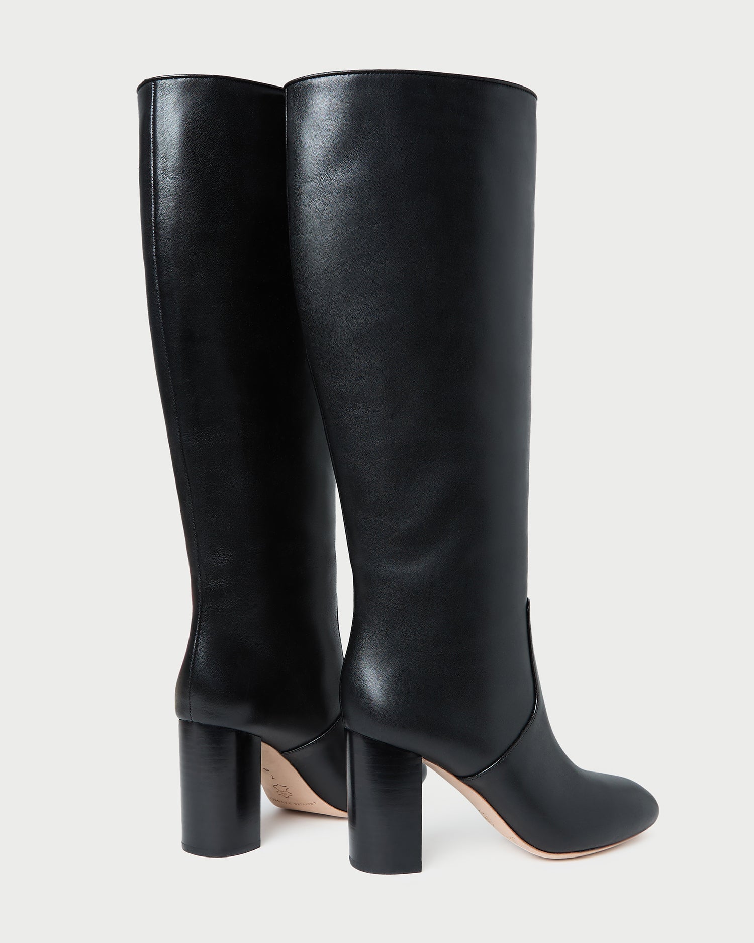 Loeffler Randall / Goldy Black Wide-Calf Boot