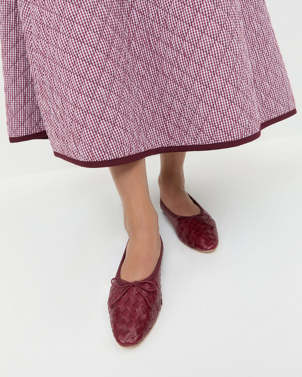 Loeffler Randall / Landry Wine Woven Ballet Flat