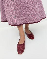 Loeffler Randall / Landry Wine Woven Ballet Flat