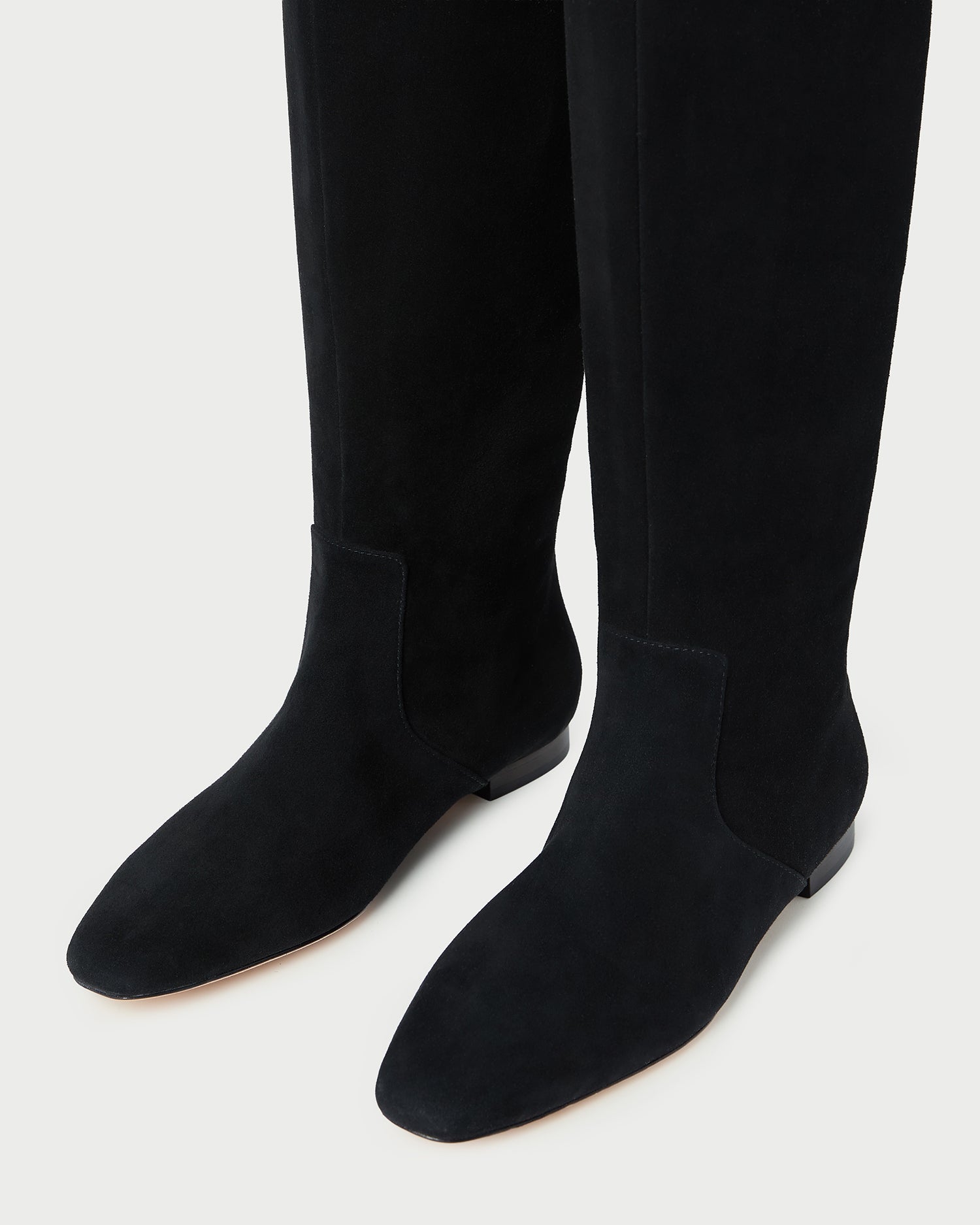 Loeffler Randall / Lillian Black Suede Tall Boot