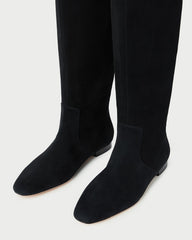 Loeffler Randall / Lillian Black Suede Tall Boot