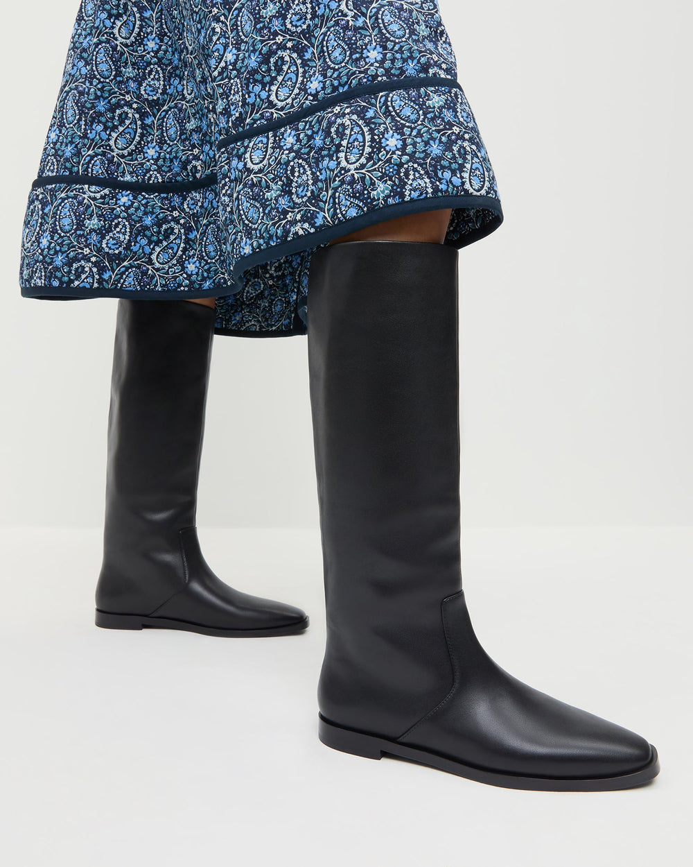 Loeffler Randall / Tilly Black Leather Tall Boot