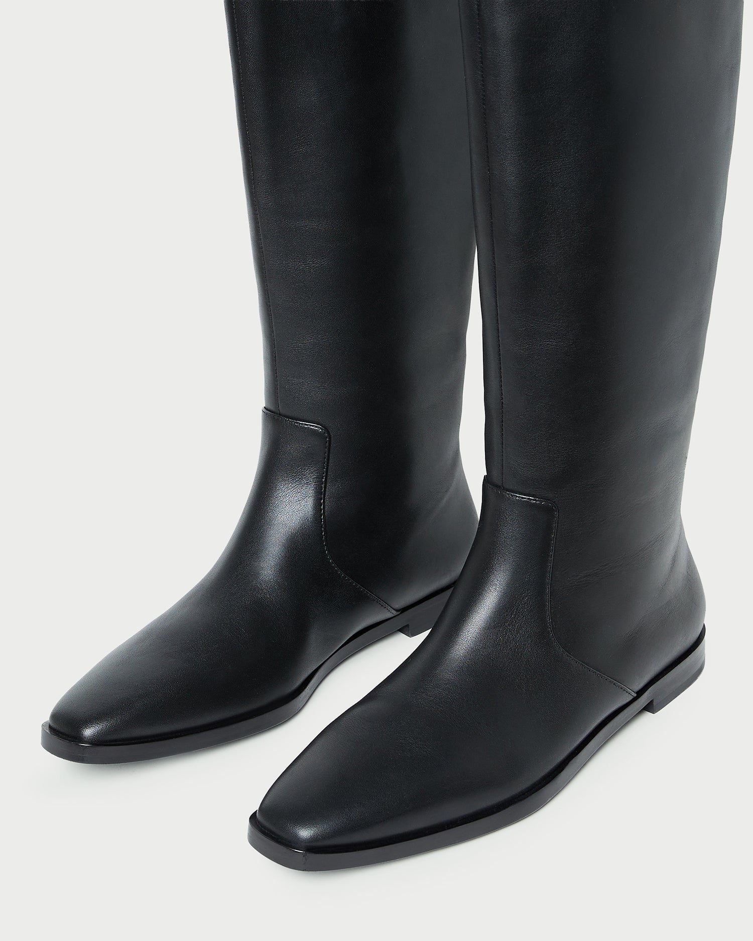 Loeffler Randall / Tilly Black Leather Tall Boot