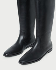 Loeffler Randall / Tilly Black Leather Tall Boot