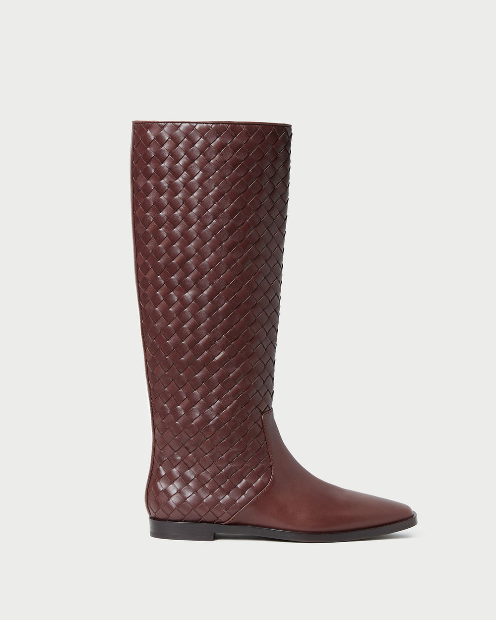 Loeffler Randall / Tilly Espresso Woven Leather Boot