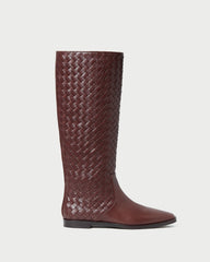 Loeffler Randall / Tilly Espresso Woven Leather Boot