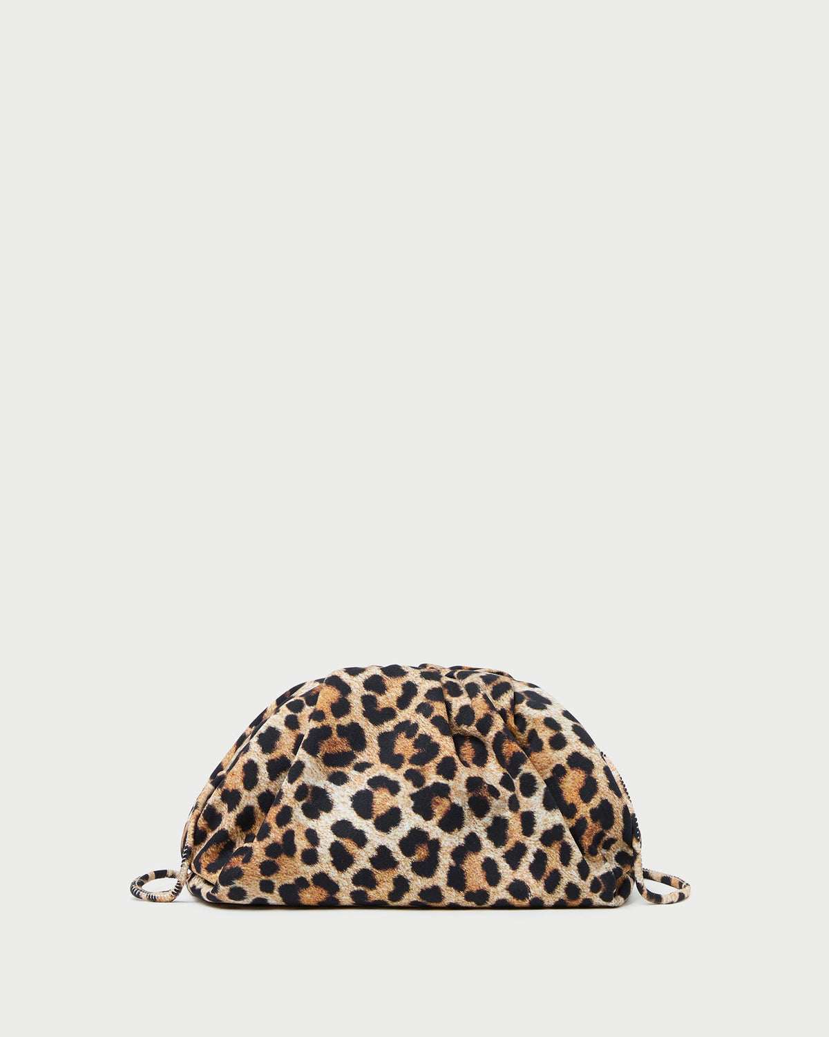 Loeffler Randall / Bailey Leopard Jersey Dome Clutch