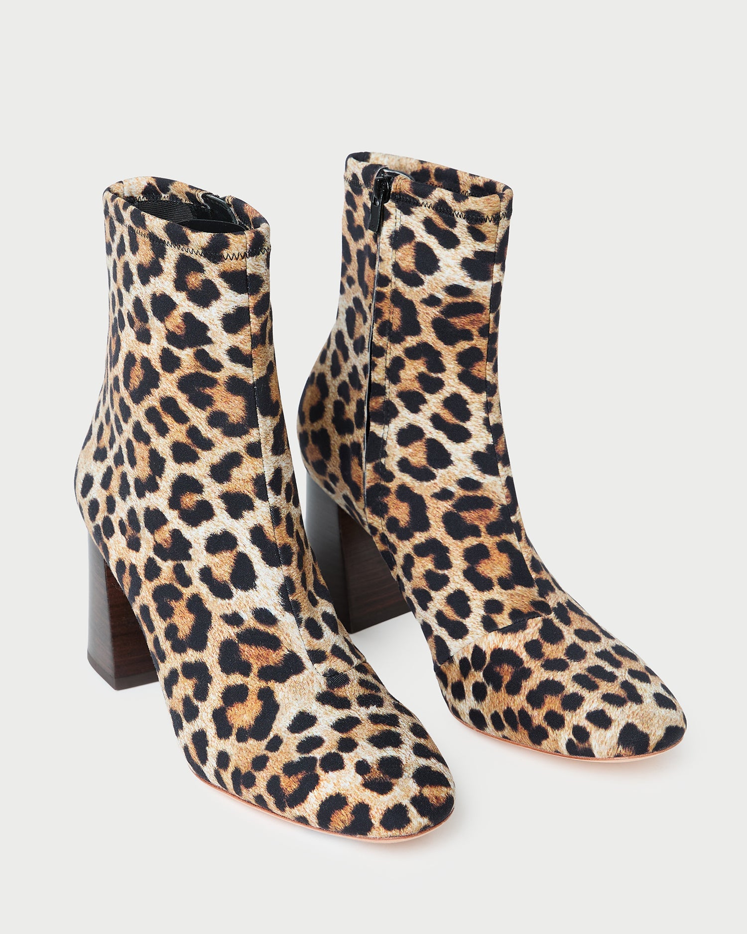 Loeffler Randall / Elise Leopard Jersey Ankle Boot