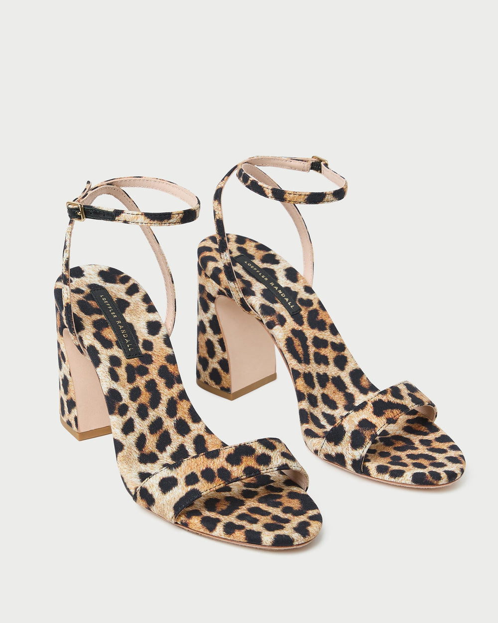 Loeffler Randall / Malia Leopard Curved-Heel Sandal