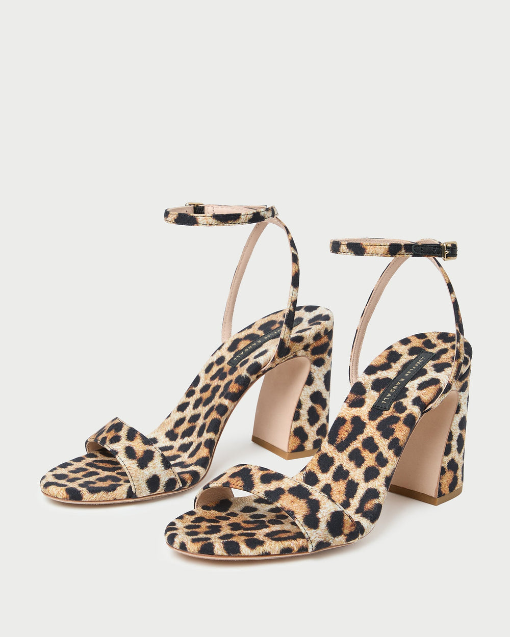 Loeffler Randall / Malia Leopard Curved-Heel Sandal