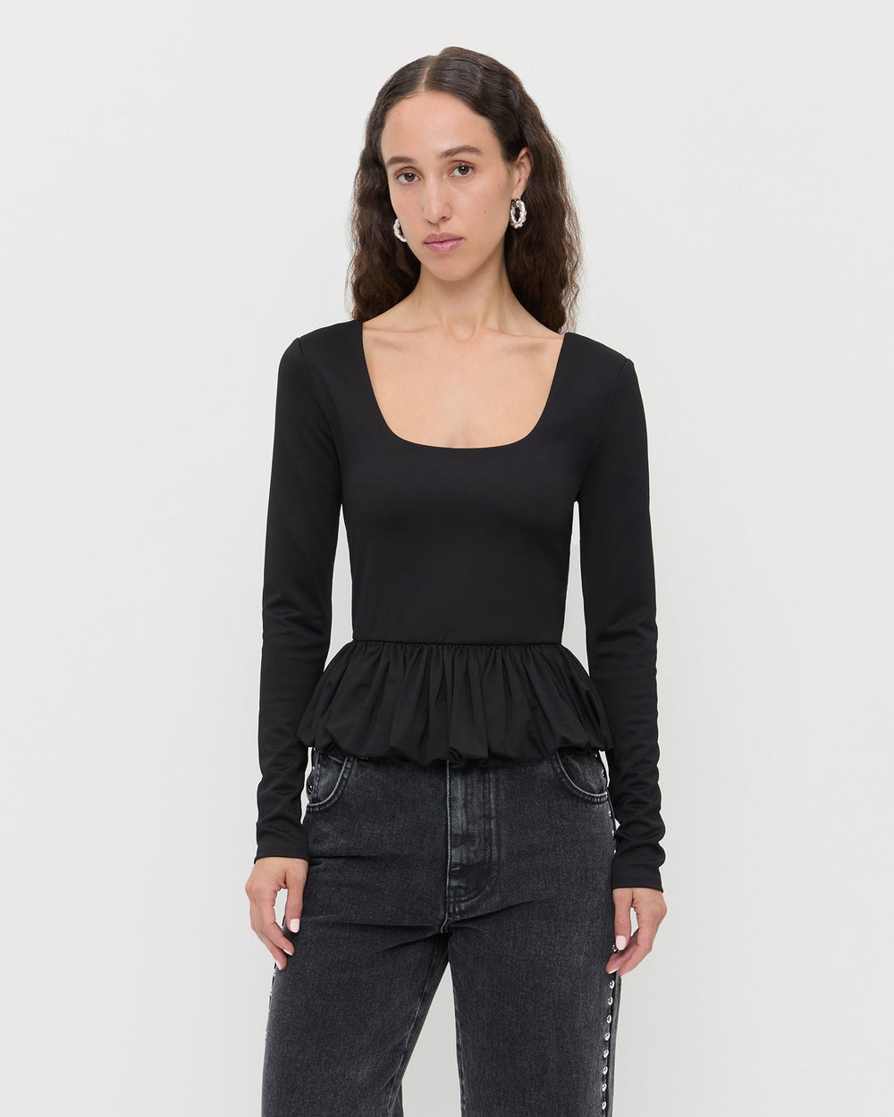 Loeffler Randall / Posie Peplum Top